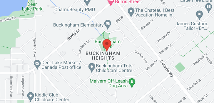 map of 6315 BUCKINGHAM DRIVE